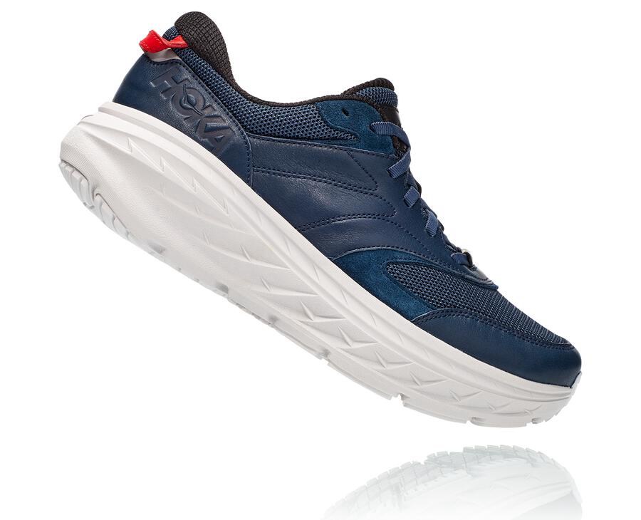 Tenis Hoka One One Hombre Azul Marino/Blancos - Bondi L - BSCG04653